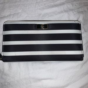Kate spade canvas wallet